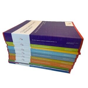 ATI Content Mastery Series Review Modules SET 10 Books Study Test RN Nursing